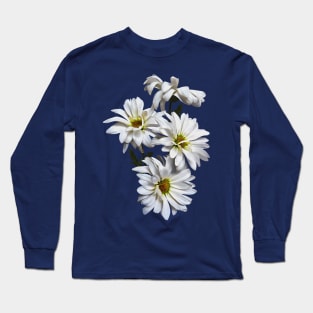 White Daisy Quartet Long Sleeve T-Shirt